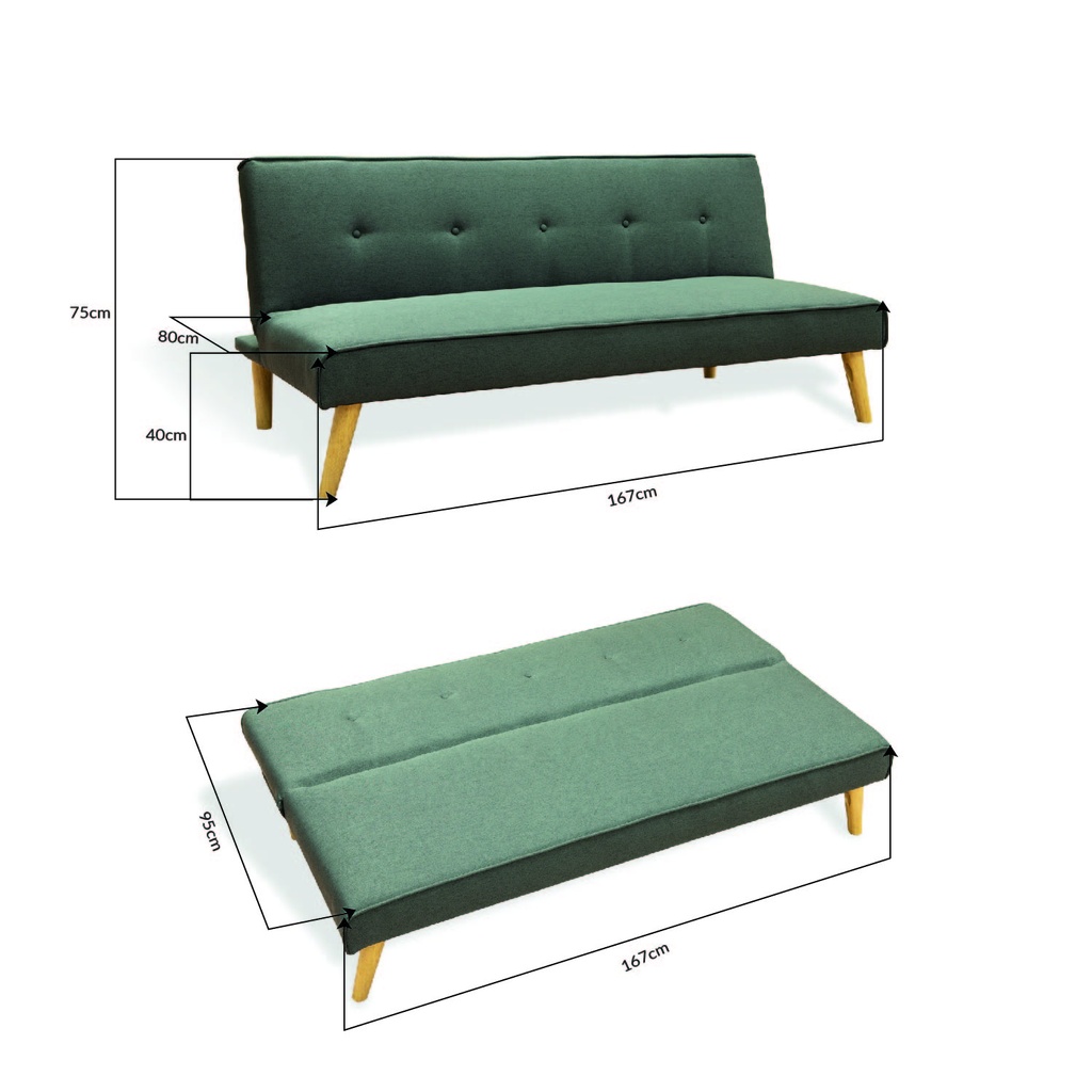 Sofa Cama 3 Plazas Gris