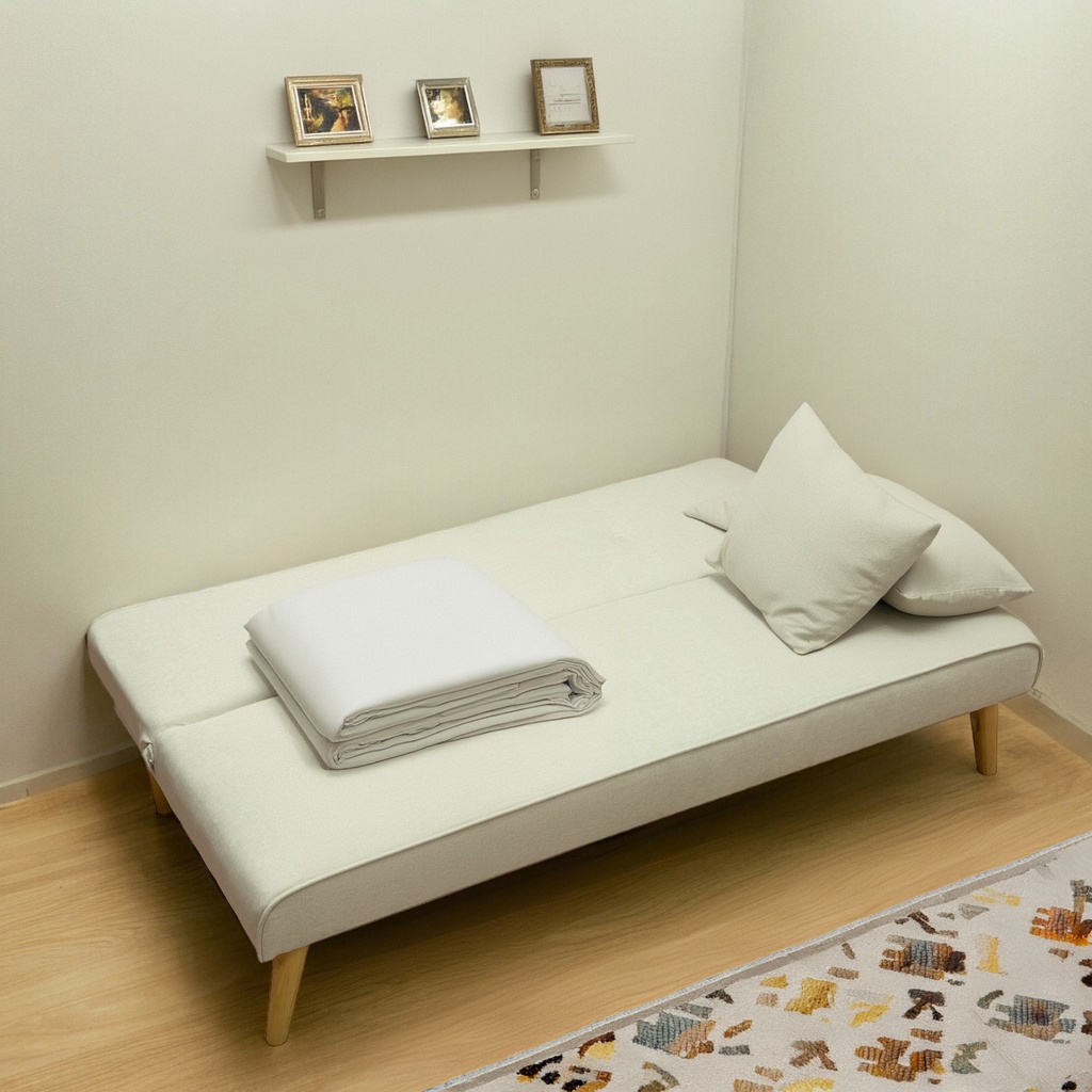 Sofa Cama 3 Plazas Beige