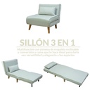 Sofa Cama Individual Beige