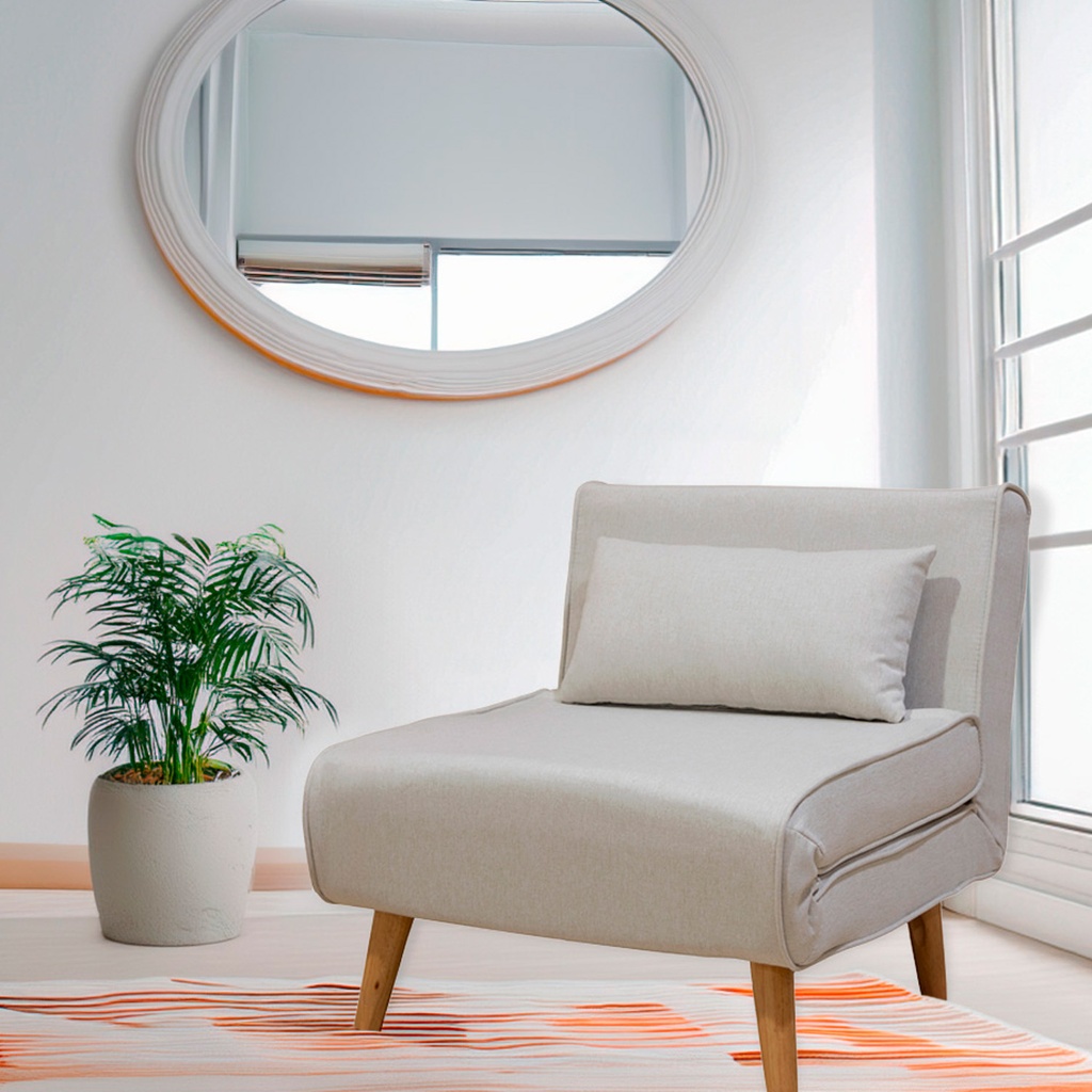 Sofa Cama Individual Beige