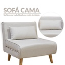 Sofa Cama Individual Beige