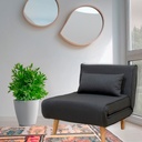 Sofa Cama Individual Gris