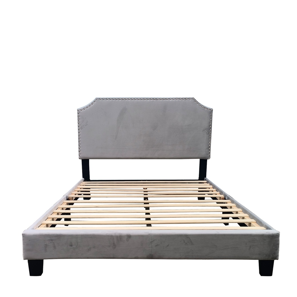 Base Con Cabecera Cama-9508 de Madera Matrimonial
