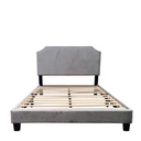 Base Con Cabecera Cama-9508 de Madera Matrimonial