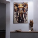 Cuadro decorativo 80x120 CDT-elefante