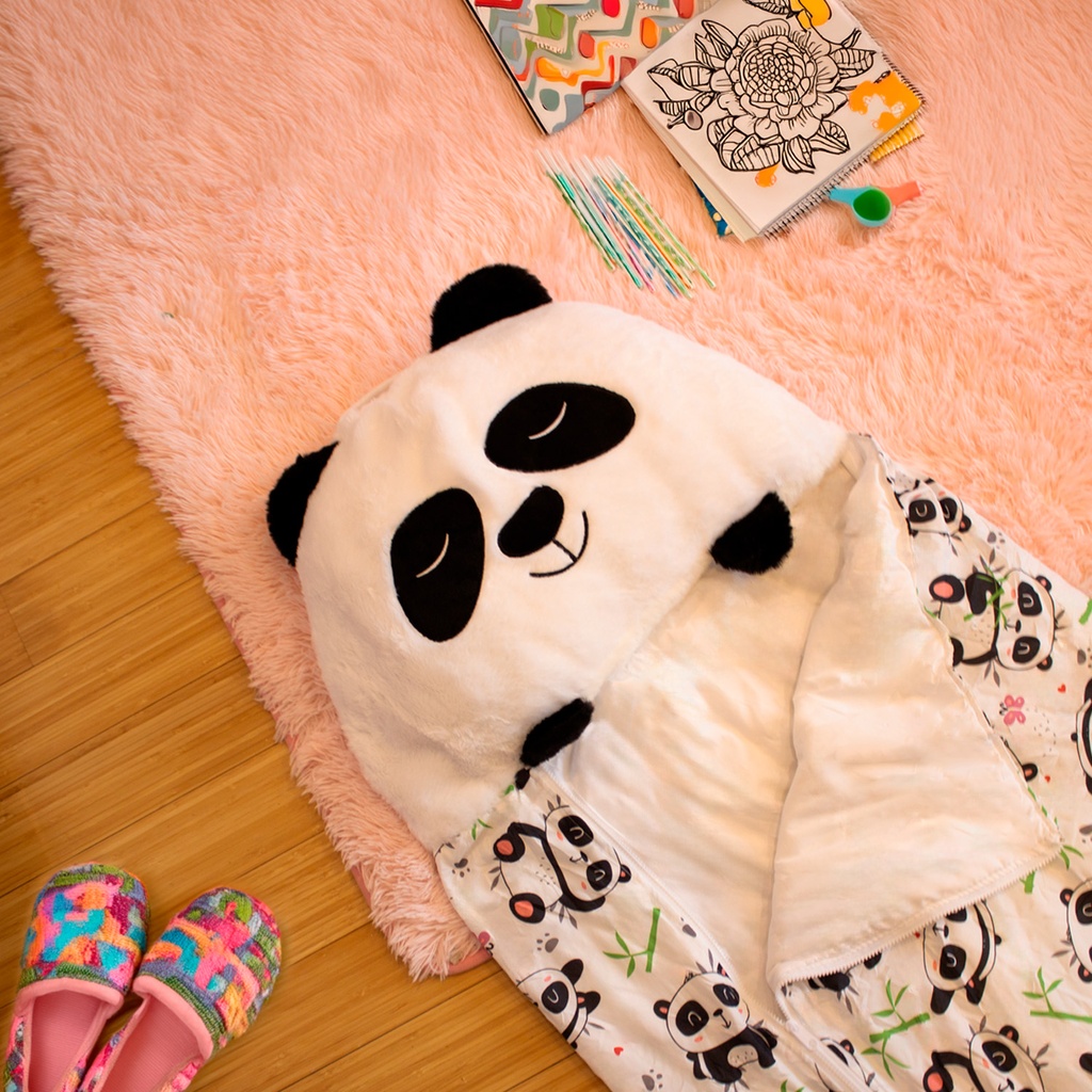 Bolsa de dormir 2 en 1 para niño Panda
