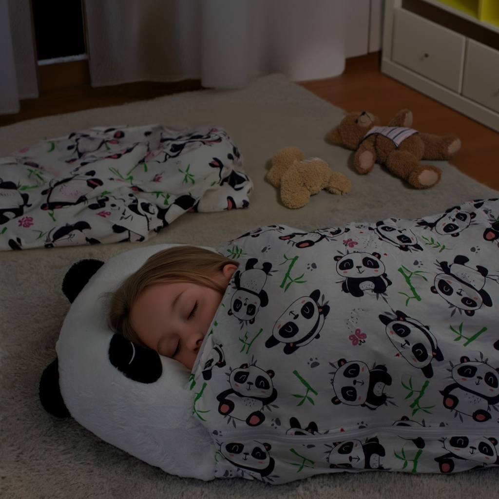 Bolsa de dormir 2 en 1 para niño Panda