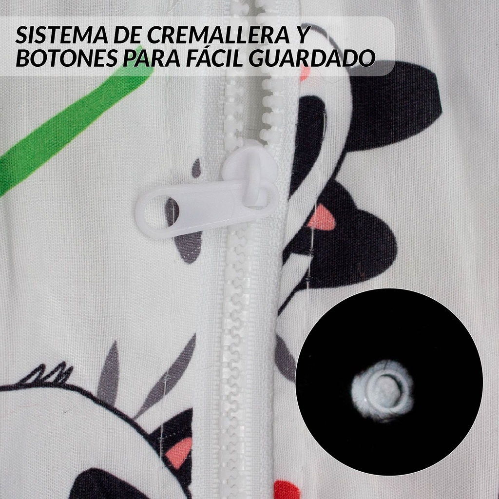 Bolsa de dormir 2 en 1 para niño Panda