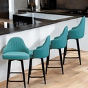 4 Sillas de Bar Tokio Azul