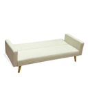 Sofa Cama 3 Plazas con antebrazos Beige