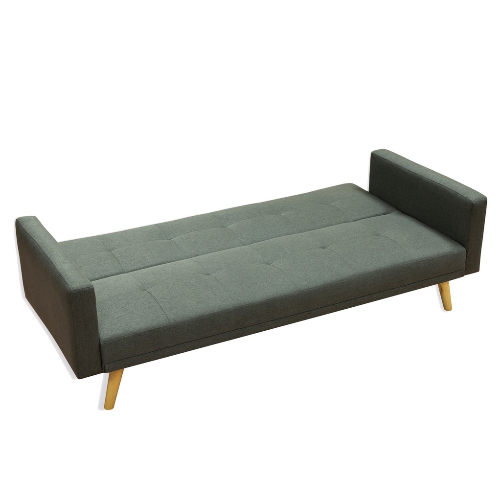 Sofa Cama 3 Plazas con antebrazos Gris