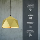 Lámpara colgante 39 cm Dorado 139A