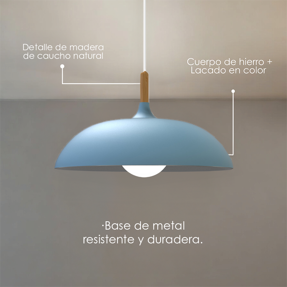 Lámpara colgante D (azul)
