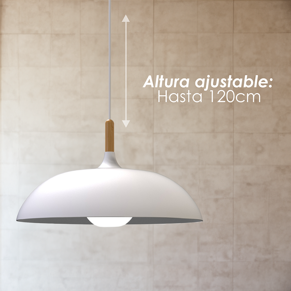 Lámpara colgante D (blanco)