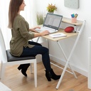 Escritorio Plegable Ilios Innova Minimalista Color Maple