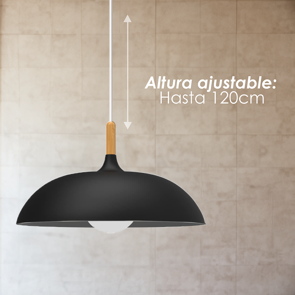 Lámpara colgante D (negro)