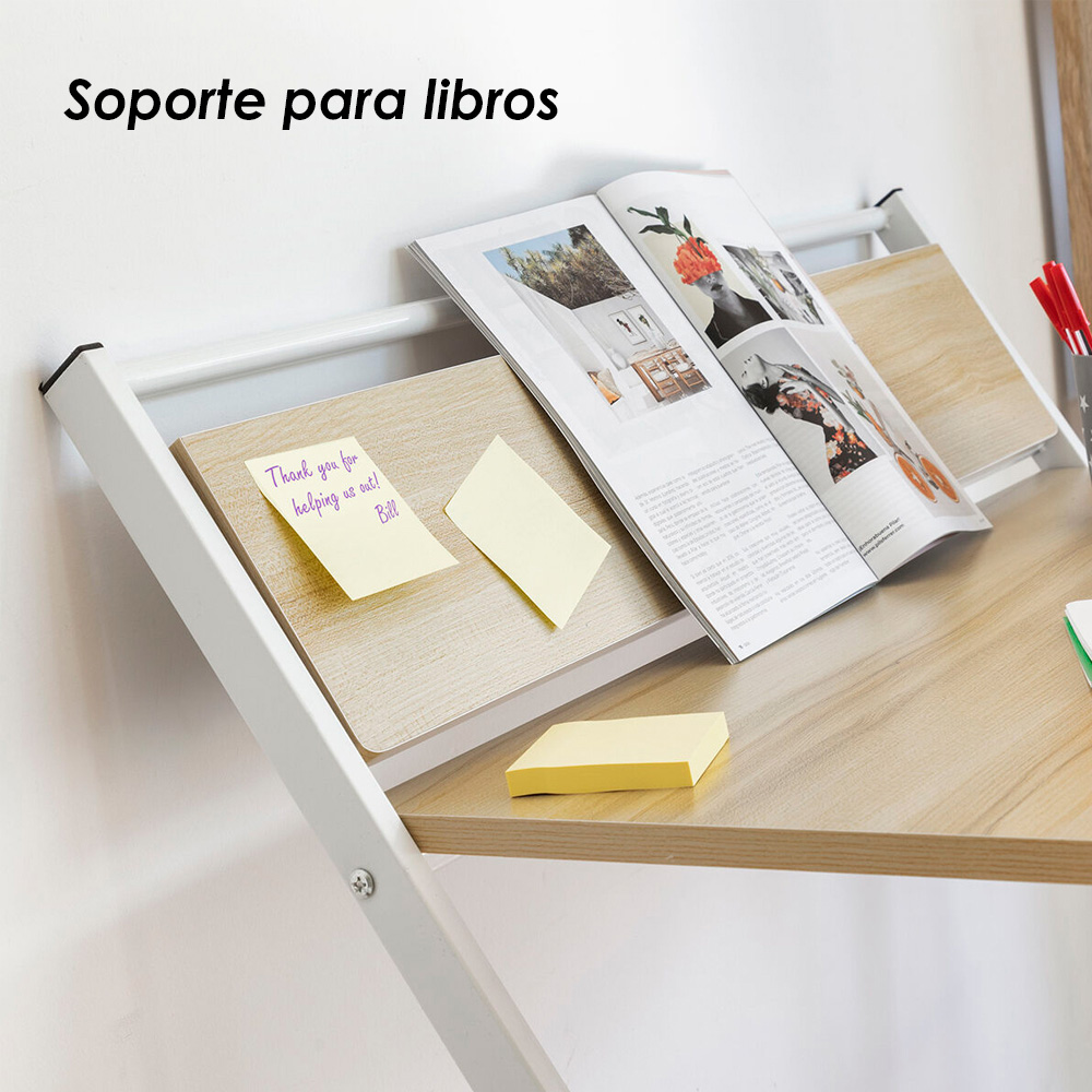 Escritorio Plegable Ilios Innova Minimalista Color Maple
