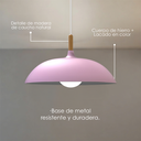 Lámpara colgante D (rosa)