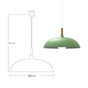 Lámpara colgante D (verde)