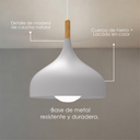 Lámpara colgante F gris