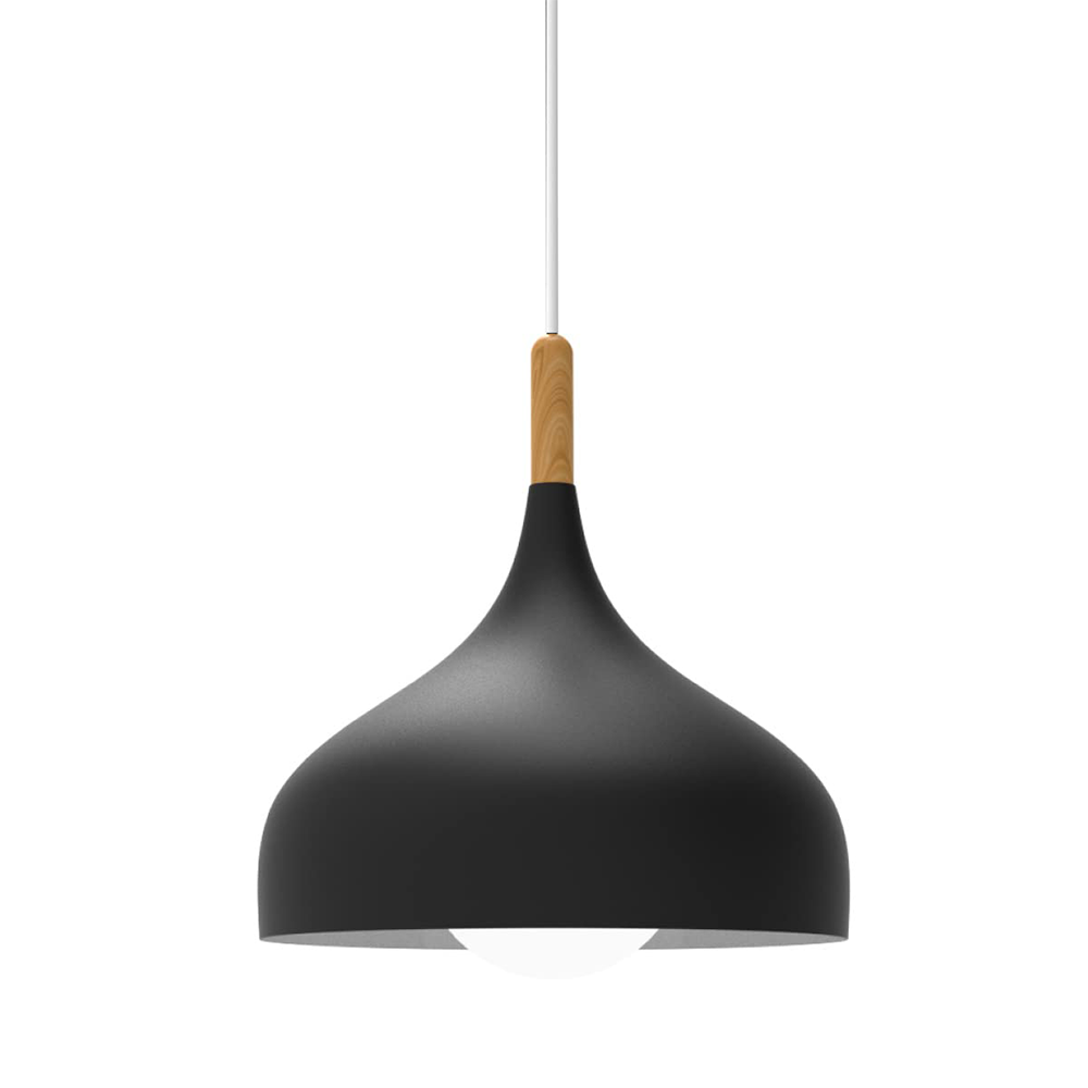 Lámpara colgante F negro
