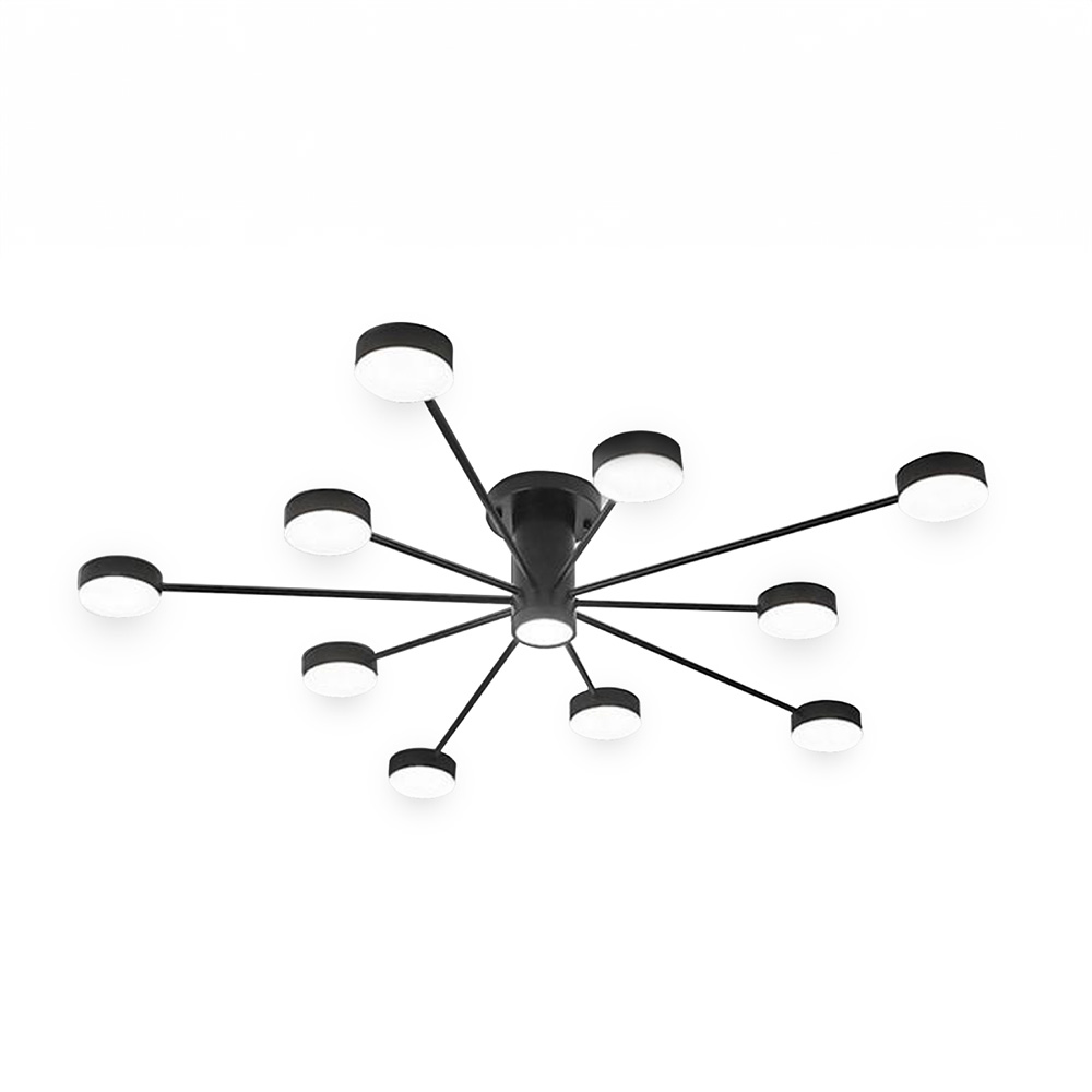 Lámpara colgante 2260 10 1 Negro