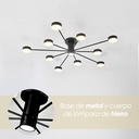 Lámpara colgante 2260 10 1 Negro