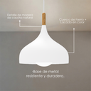 Lámpara colgante F blanco