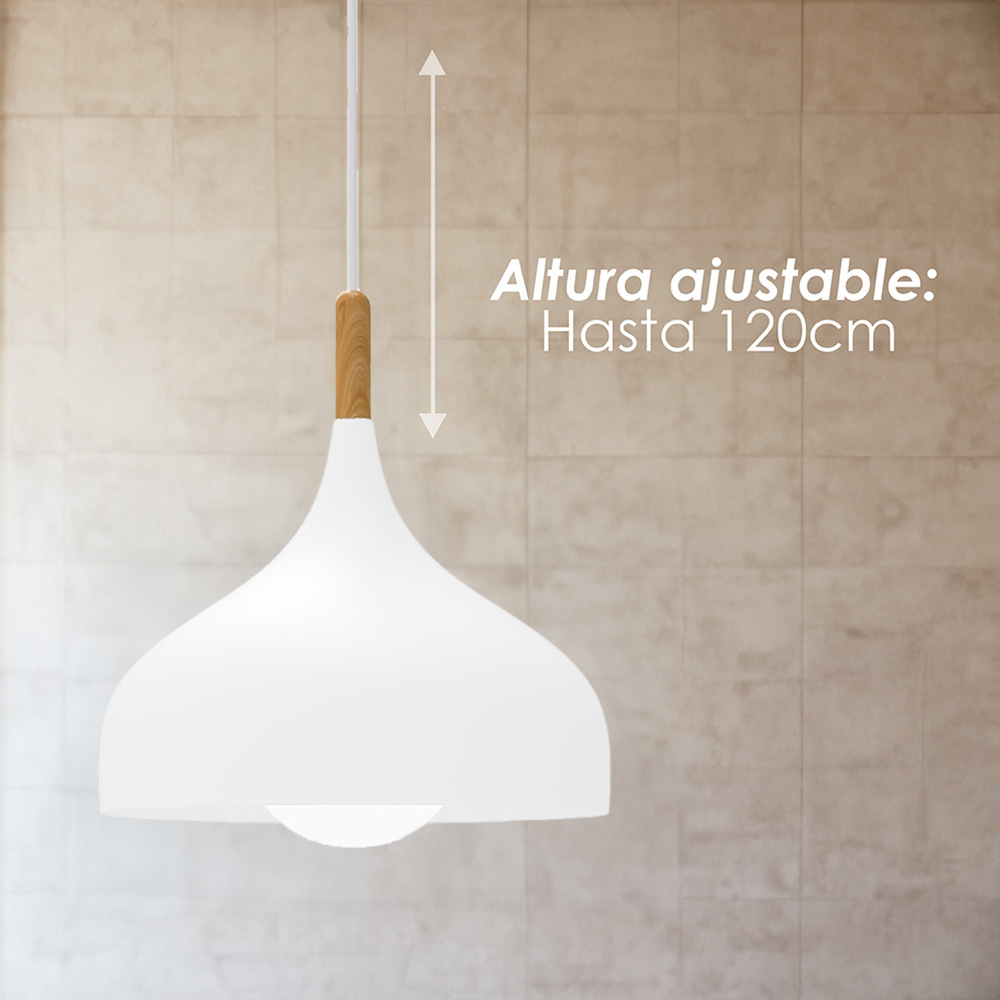 Lámpara colgante F blanco