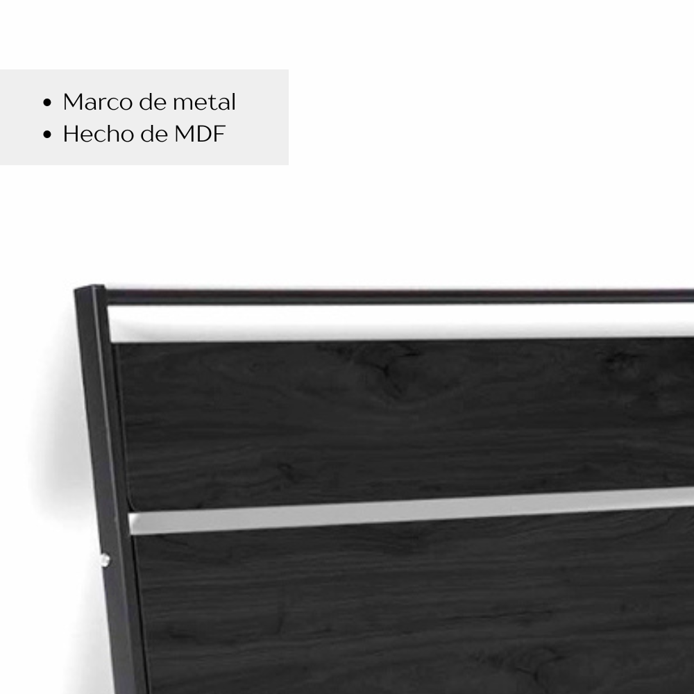 Escritorio Plegable Ilios Innova Minimalista color Negro