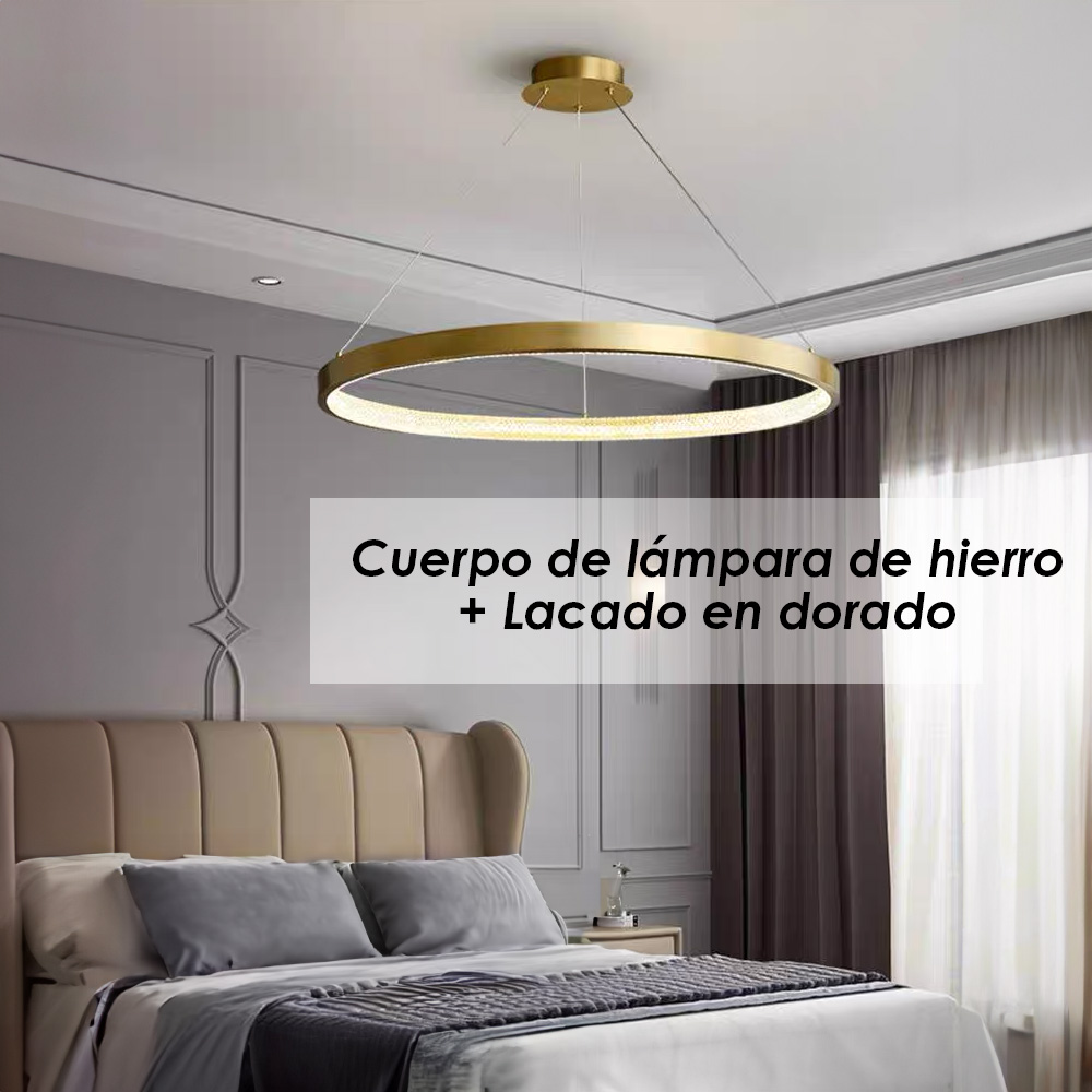 Lámpara colgante aro/15