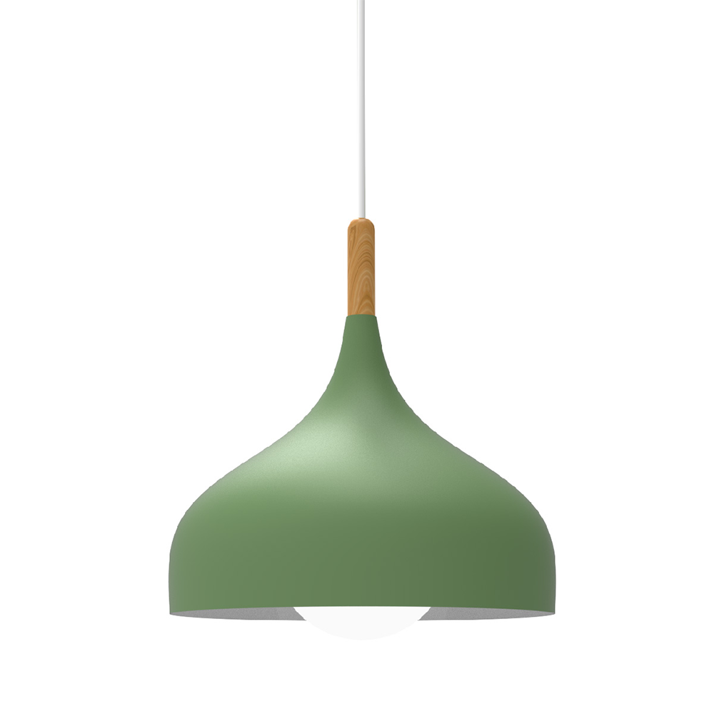 Lámpara colgante F verde