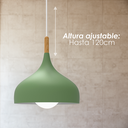 Lámpara colgante F verde