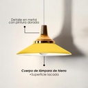 Lámpara colgante K amarillo
