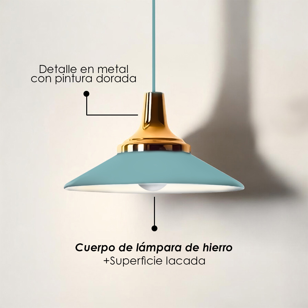 Lámpara colgante K azul