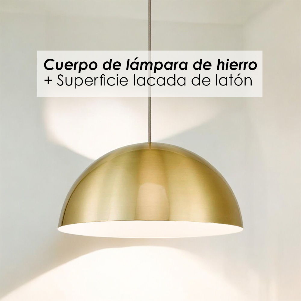 Lámpara colgante cúpula
