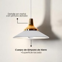 Lámpara colgante K blanco