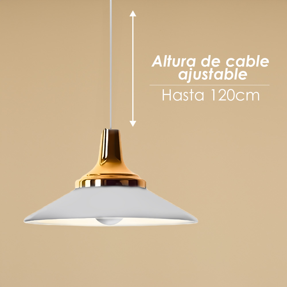 Lámpara colgante K blanco