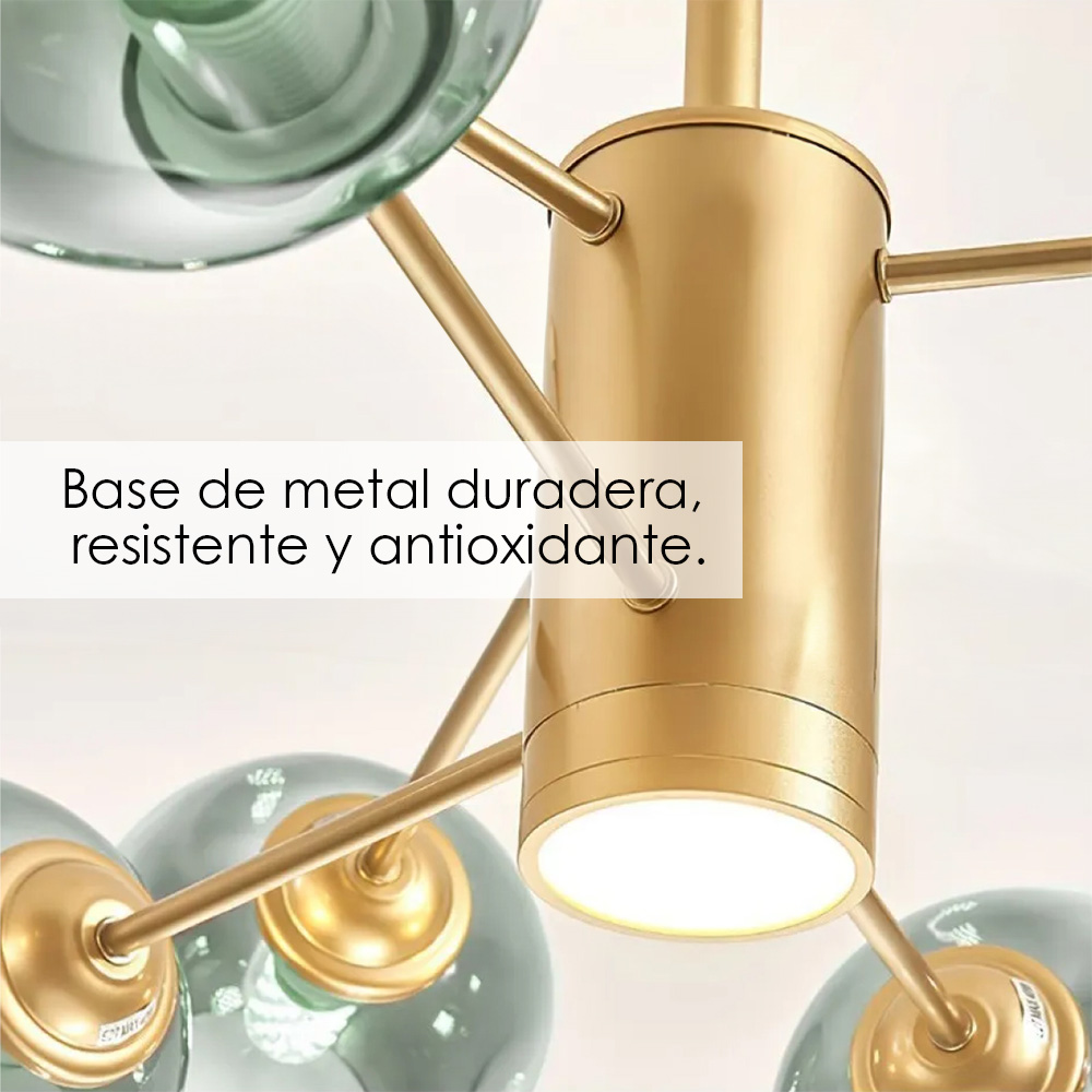 Lámpara colgante dorado 2255 6