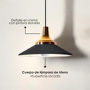 Lámpara colgante K negro