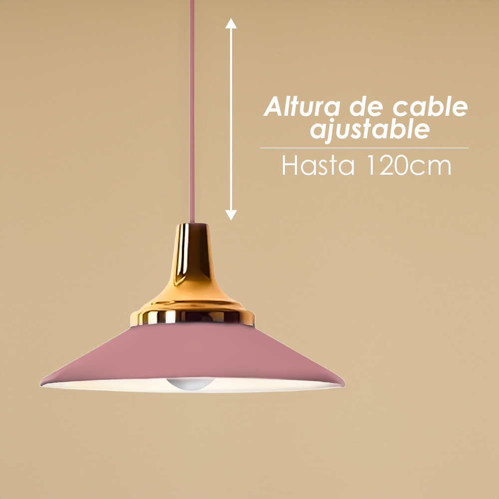 Lámpara colgante K rosa