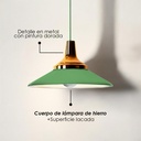 Lámpara colgante K verde