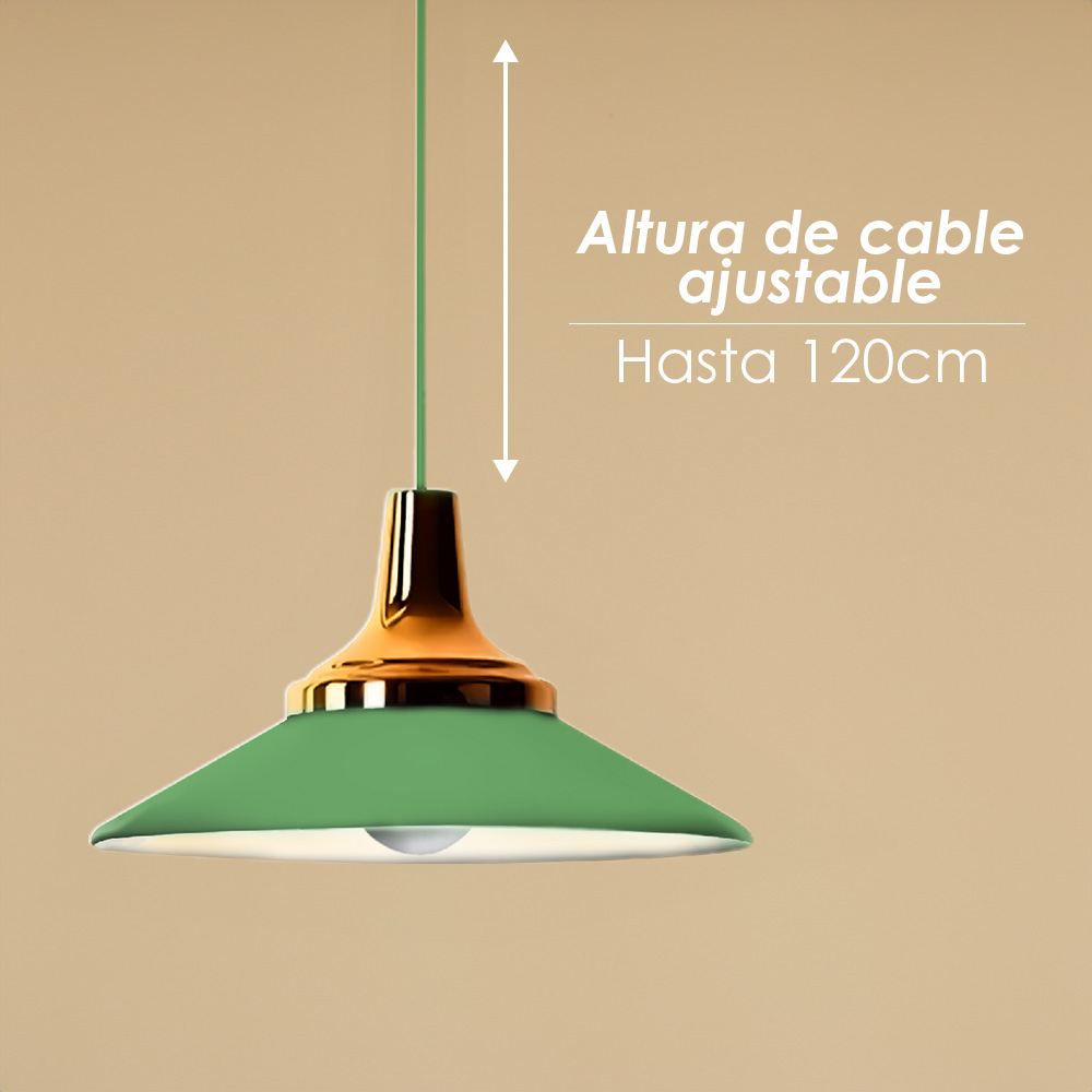 Lámpara colgante K verde