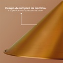 Lámpara colgante cono