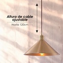 Lámpara colgante cono
