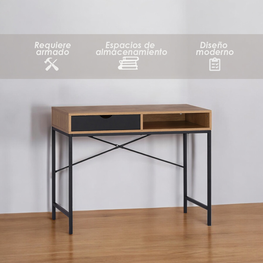 Escritorio moderno para computadora con cajón