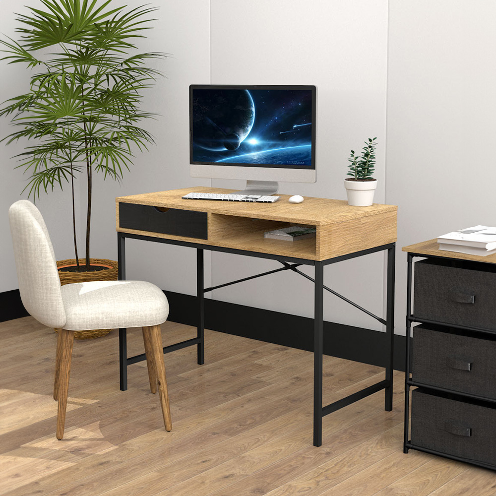 Escritorio moderno para computadora con cajón