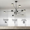 Lámpara colgante 2271 10 Negro