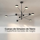 Lámpara colgante 2271 10 Negro