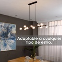 Lámpara colgante 2278 10 Negro
